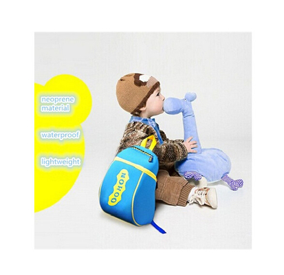 Αδιάβροχα μπλε εξατομικευμένα μικρό παιδί Backpacks νεοπρενίου για τα αγόρια/τα κορίτσια